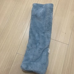 無印良品　マフラー　水色の画像
