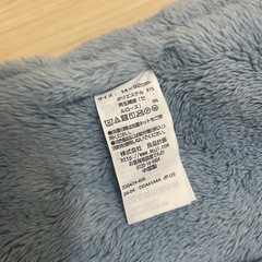 無印良品　マフラー　水色の画像