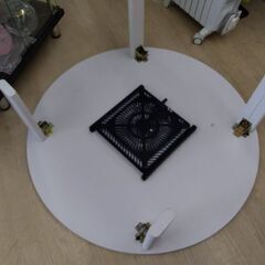 定価2万円以上　2023年製　お洒落な白　折りたたみ　こたつ　ちゃぶ台　折りたたみテーブル　座卓テーブル　センタテーブル　テーブル　机の画像