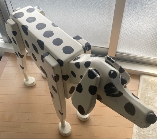 大型サイドテーブル ダルメシアン白80×110×22 大型サイドテーブル ダルメシアン白80×110×22