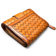 SAZABY 二つ折り財布 ブラウンの画像