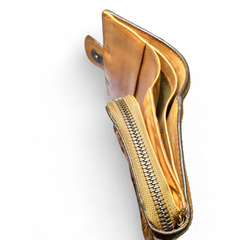 SAZABY 二つ折り財布 ブラウンの画像