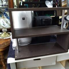 多目的ラック　CDラック　ブックスタンド　本棚　デスク　DＶDの画像