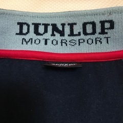 DUNLOP モータースポーツ LLサイズ ネイビーシャツの画像