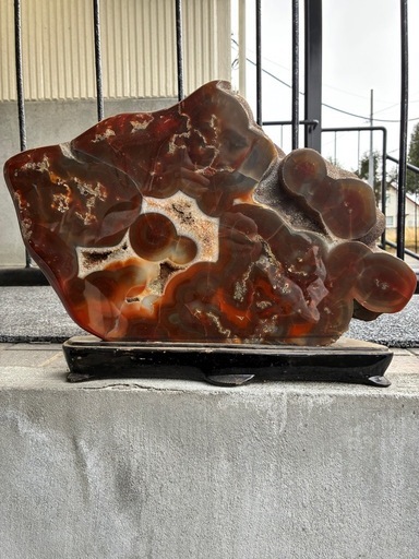 メノウ アゲート 原石 鑑賞石 自然石 鉱物 誕生石 水石