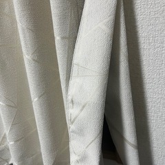 ニトリカーテン（100X110X2）遮光・遮熱・遮音ジェンナレースカーテン付の画像