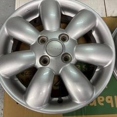 スズキ ラパン 純正 ホイール 4本セット 格安 スタッドレスに 14インチの画像