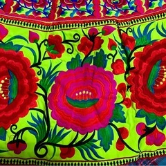 ⑱【新品未使用】アジアン⭐︎モン族刺繍バックの画像