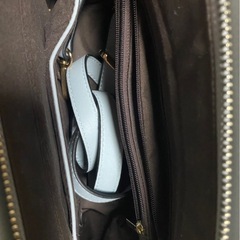 水色　バッグの画像