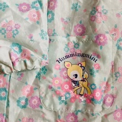 レインコート 女の子 130 ハミングミントの画像