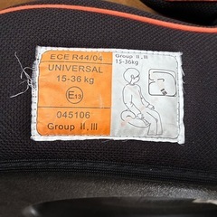 メッシュ　ジュニアシート　15-36kgの画像