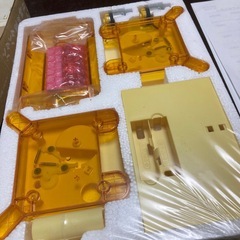 ジャンク品扱い　未開封品　パタパタ電波時計の画像