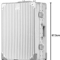 【新品】最安値セール中！アルミフレーム スーツケース 60L 24インチ Mの画像