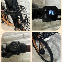 🌸美品🌸室内保管🌈バッテリー最高レベル🌼ブリヂストンビッケモブ⚪️子供乗せ電動自転車15の画像