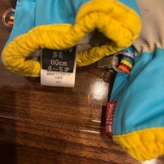 使用少 子ども用　スキーグローブ 110cm 中古　手袋　ウィンタースポーツ　雪の画像