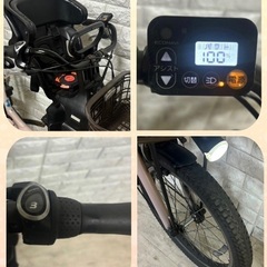 🌸美品🌈大容量8🌸室内保管🌼パナソニック ⚪️ギュット　🌸子供乗せ電動自転車ホワイト15の画像