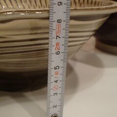 すり鉢　未使用　20.0cm　中古　21.0cm　２セット　すり棒付きの画像