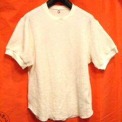 UNIQLO ユニクロ　ホワイト Lサイズ 白　Tシャツ　厚手　古着の画像