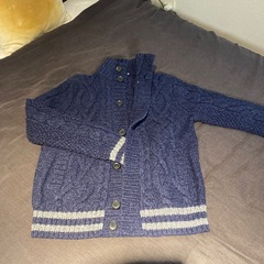 GAPネイビーカーディガンLサイズの画像