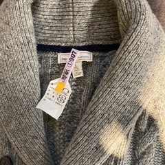 GAPグレーカーディガンLサイズの画像