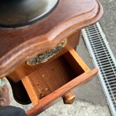 ビンテージ HARIOハリオ 手動式コーヒーミル 木製 レトロの画像