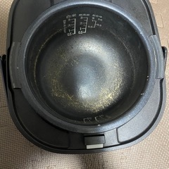 SHARP 炊飯器　黒の画像