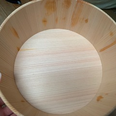 檜の風呂桶　未使用品の画像