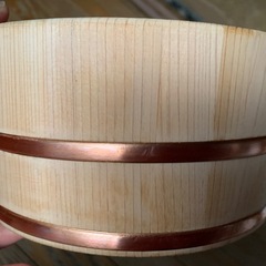 檜の風呂桶　未使用品の画像