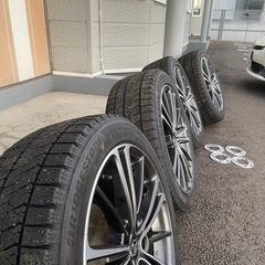 程度良い　トヨタ86純正ホイールとスタッドレスブリヂストンVRX2バリ山の組み合わせ。プリウス、レガシィ、インプレッサ　帯広の画像