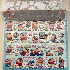 しんちゃん　大容量　二枚組シールの画像
