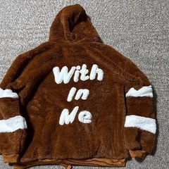 フード付きボアジャケットの画像