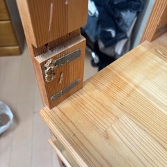 ナチュラル　ハンドメイド　送料込み！ 学習机パソコンデスクの画像