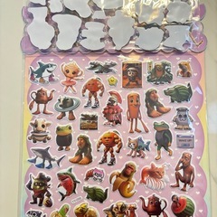 トゥントゥントゥンサフール　二枚組　大容量　シールの画像