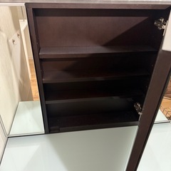 松永家具 （matsunaga） piatto ピアット ドレッサー９５ 三面鏡の画像