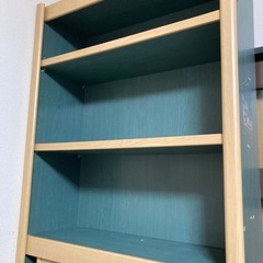 0円 スライド式本棚 棚板調整可能の画像