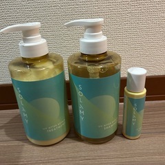 【新品】ソラミー　シャンプー&トリートメント&ヘアオイルの画像