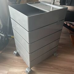 MARKET B  回転式収納ワゴン キャスター付き 5段の画像