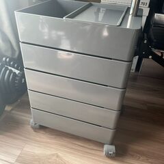 MARKET B  回転式収納ワゴン キャスター付き 5段の画像