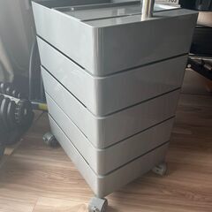 MARKET B  回転式収納ワゴン キャスター付き 5段の画像