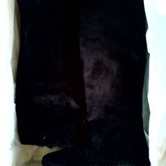 iss/iss ブラック ロングブーツ Sサイズ 新品未使用※東京港区手渡しの画像