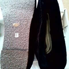 iss/iss ブラック ロングブーツ Sサイズ 新品未使用※東京港区手渡しの画像