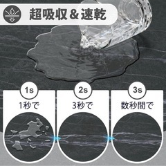 【新品未使用】珪藻土バスマット お風呂マットとして 珪藻土マット 抗菌加工 消臭機能の画像