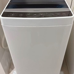 (送料無料) 2020年 極美品 5.5kg 洗濯機 しわケア脱水 風乾燥 つけ置きコース ⑧の画像