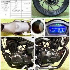 【動画あり】★ホンダ CBF125R★ 実動 原付二種 SDH125-60A型 FI インジェクション 空冷 4サイクル CB YB YBR 小型ネイキッド 松本市の画像