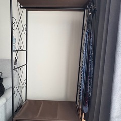 ハンガーラック　収納の画像