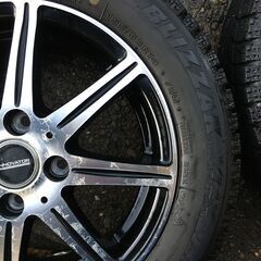 軽自動車用冬用　スタッドレスタイヤアルミ4本セット155/65R14 ブリヂストンブリザックVRX　の画像
