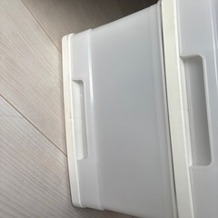 3段ボックス　ホワイトの画像