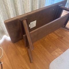 ニトリ　ローテーブル　ブラウンの画像