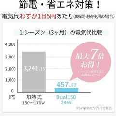 Levoit (レボイト) 加湿器 アロマディフューザー Dual150 ホワイト 3L おしゃれ 超音波式 新品同様の画像