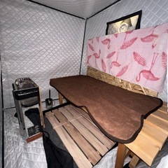 テントサウナセット（室内なら95℃までいく）の画像